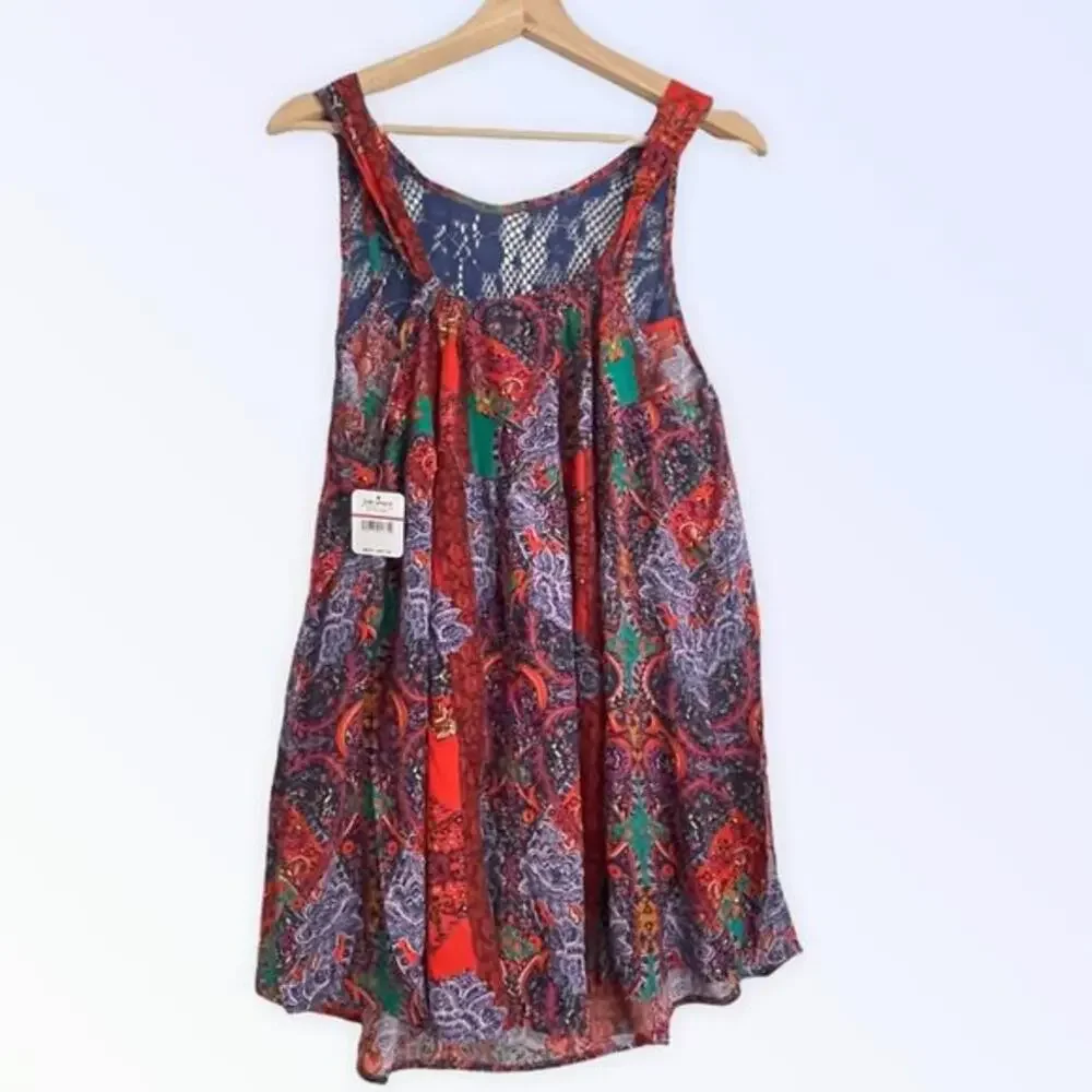 Free People tank orange